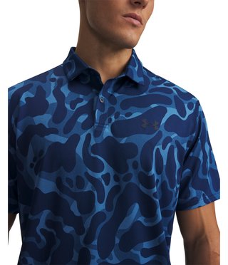 Under Armour Matchplay Printed męskie polo, aegean blue