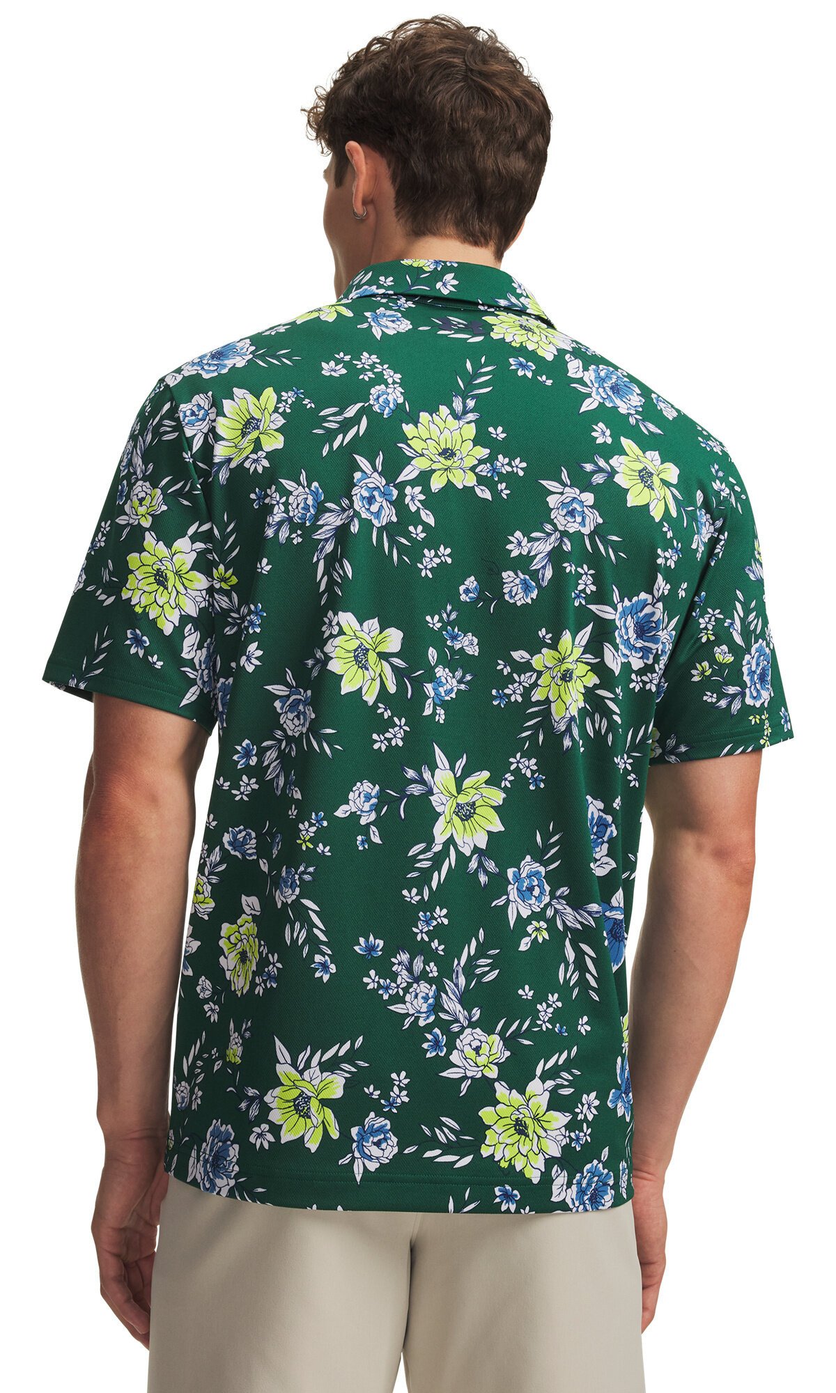 Under Armour Matchplay Printed męskie polo, campus ivy