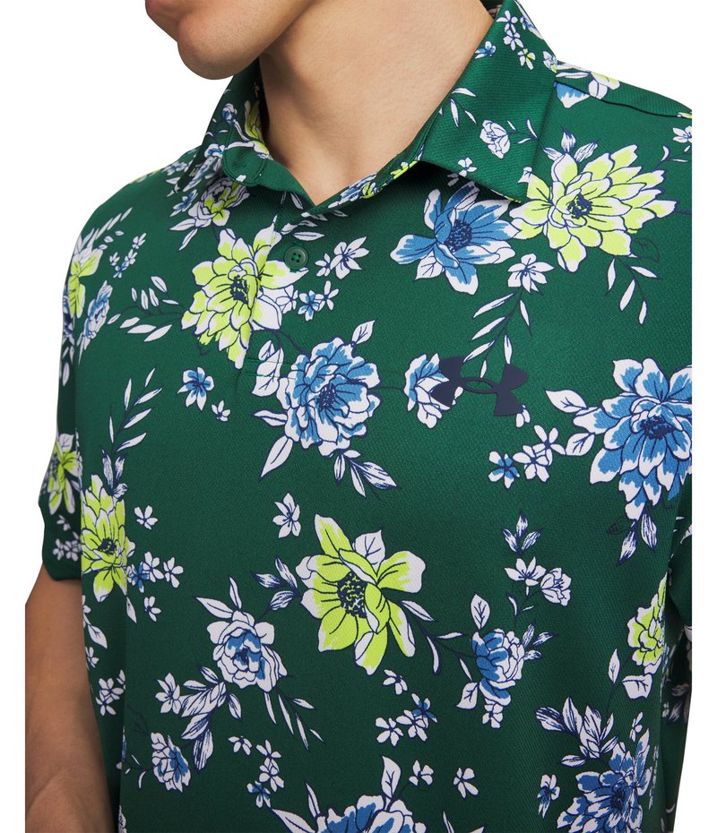 Under Armour Matchplay Printed męskie polo, campus ivy