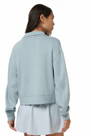 Travis Mathew Skyloft Soft Half Zip Pullover damska bluza, slate
