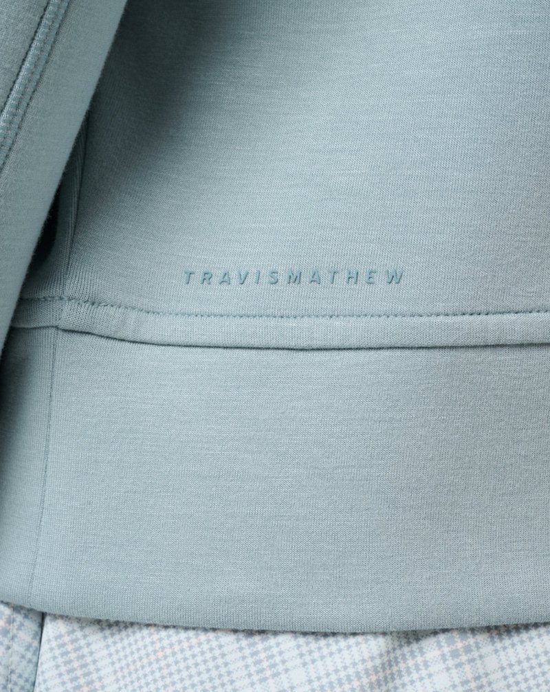 Travis Mathew Skyloft Soft Half Zip Pullover damska bluza, slate