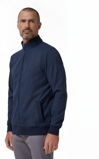 Travis Mathew Open To Close 2.0 Full Zip męska kurtka, total eclipse
