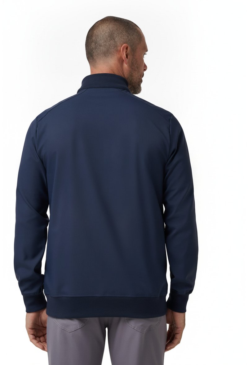 Travis Mathew Open To Close 2.0 Full Zip męska kurtka, total eclipse
