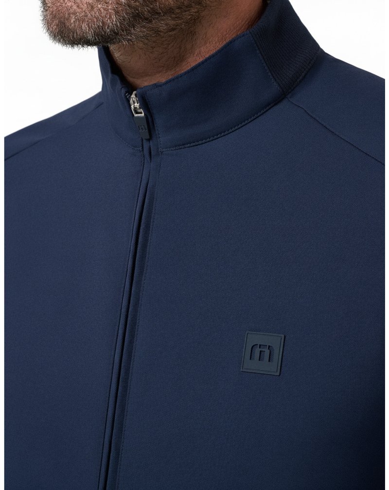 Travis Mathew Open To Close 2.0 Full Zip męska kurtka, total eclipse