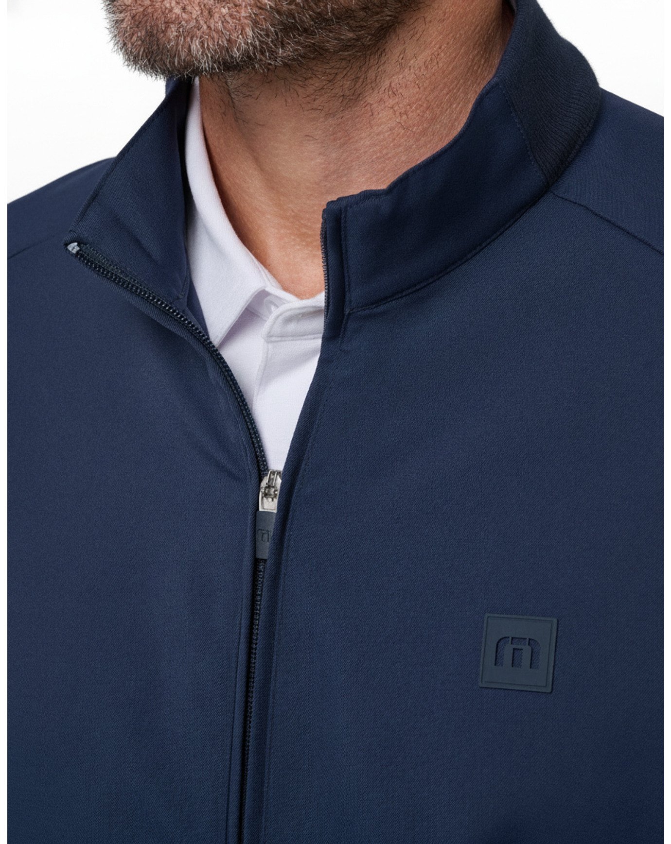 Travis Mathew Open To Close 2.0 Full Zip męska kurtka, total eclipse