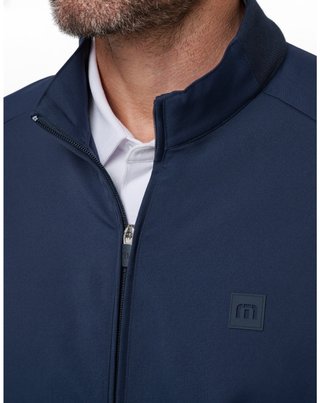 Travis Mathew Open To Close 2.0 Full Zip męska kurtka, total eclipse