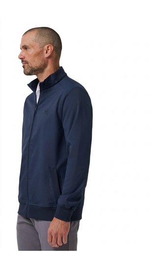 Travis Mathew Open To Close 2.0 Full Zip męska kurtka, total eclipse