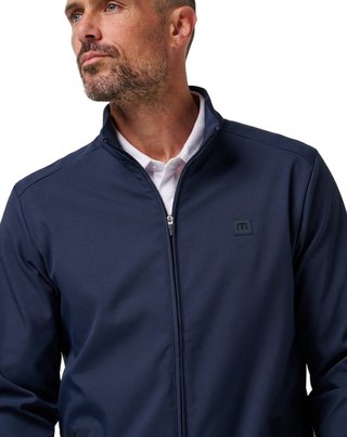 Travis Mathew Open To Close 2.0 Full Zip męska kurtka, total eclipse