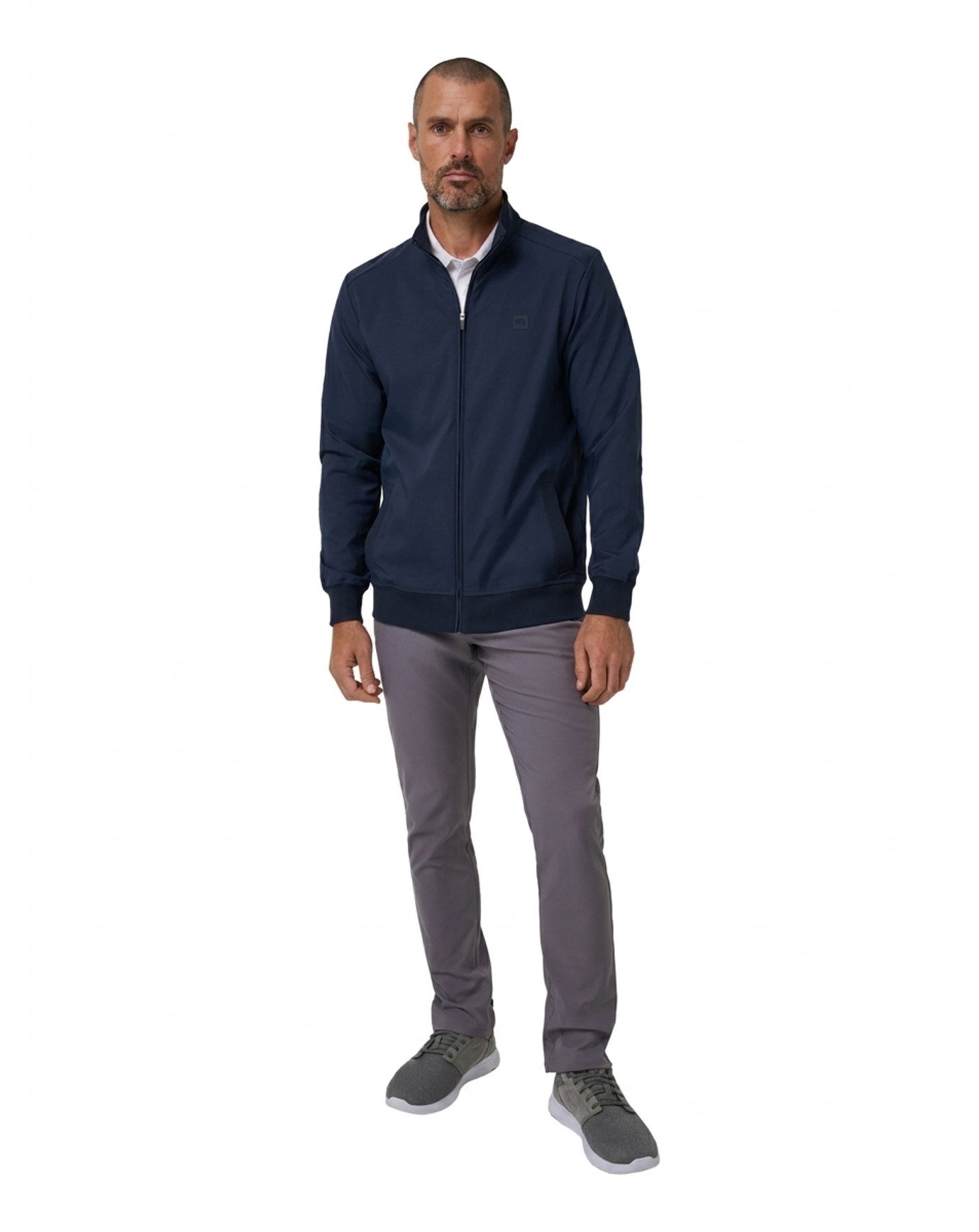 Travis Mathew Open To Close 2.0 Full Zip męska kurtka, total eclipse