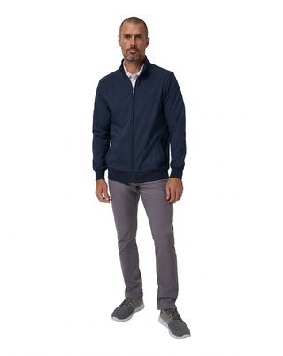 Travis Mathew Open To Close 2.0 Full Zip męska kurtka, total eclipse