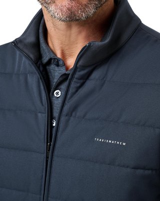 Travis Mathew Point Of Sail męska kamizelka, mood indigo