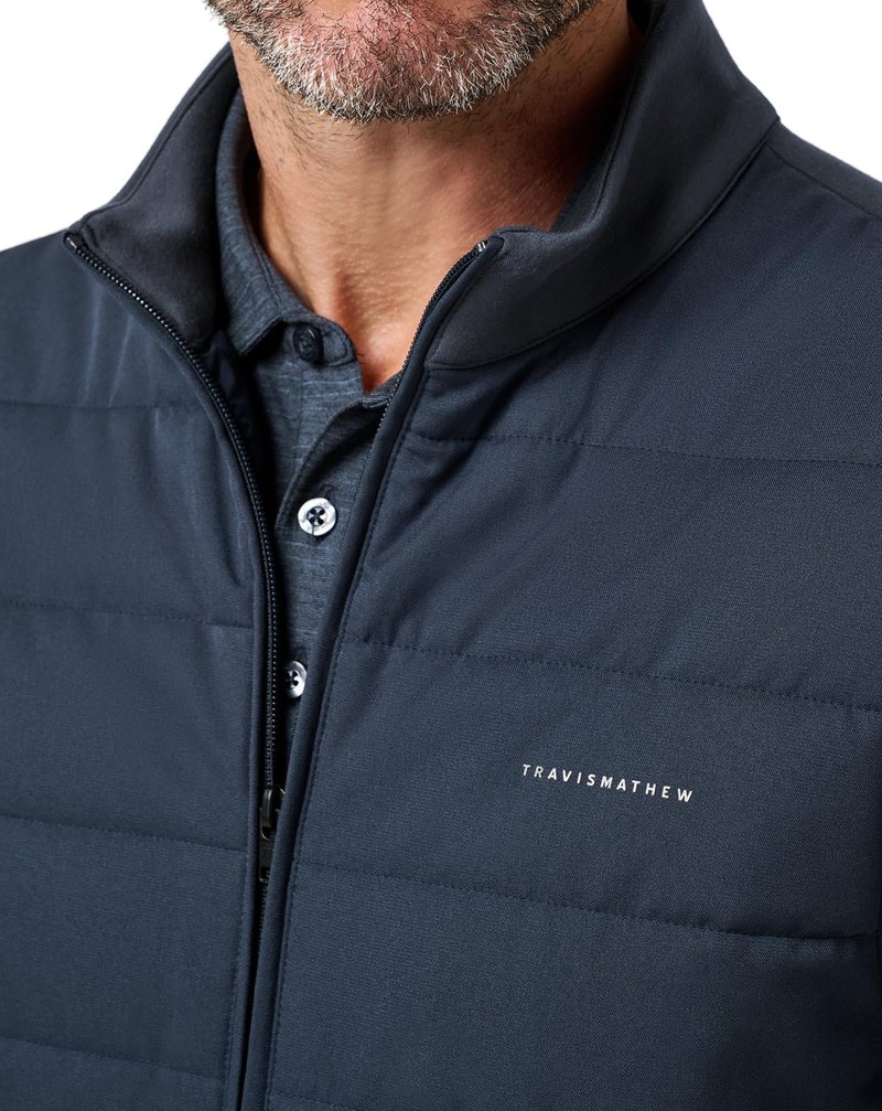 Travis Mathew Point Of Sail męska kamizelka, mood indigo