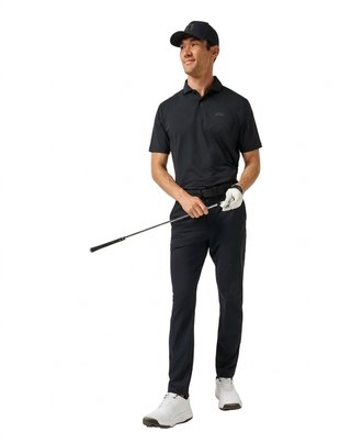 Travis Mathew Hero Hour Golf męskie spodnie, czarne