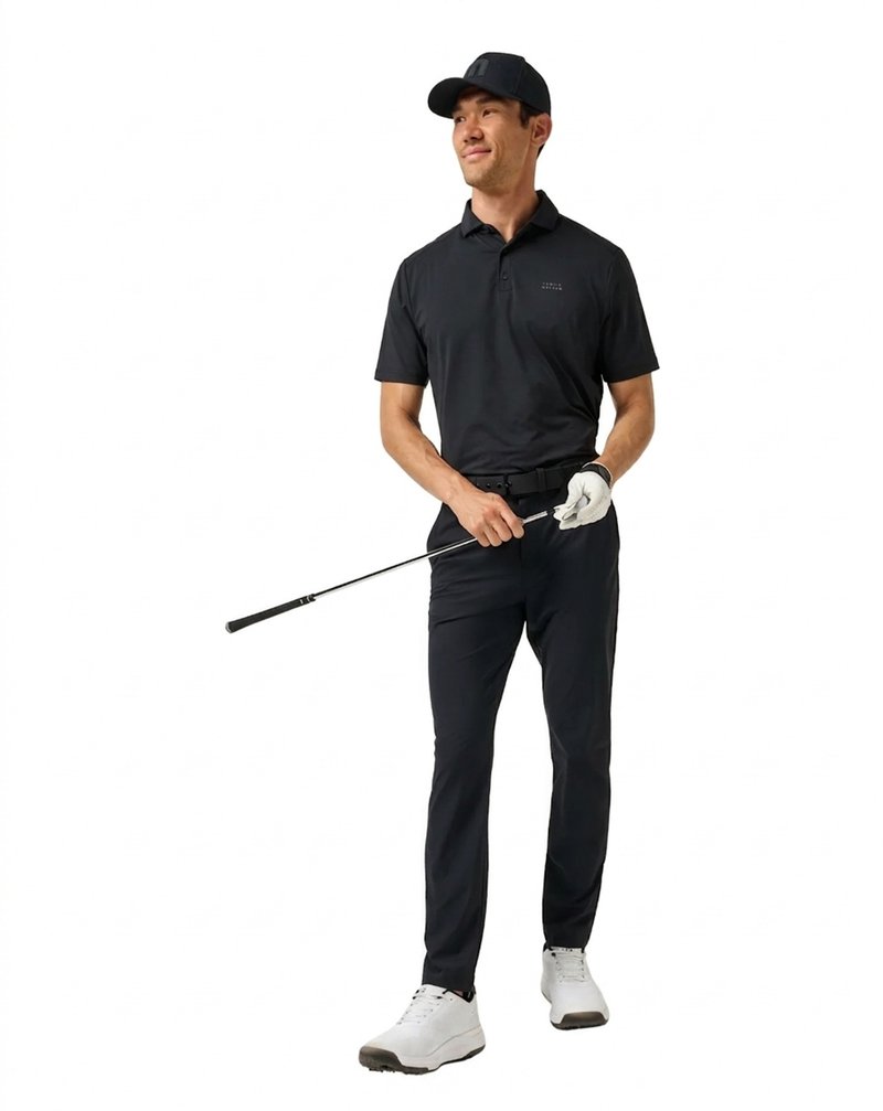 Travis Mathew Hero Hour Golf męskie spodnie, czarne