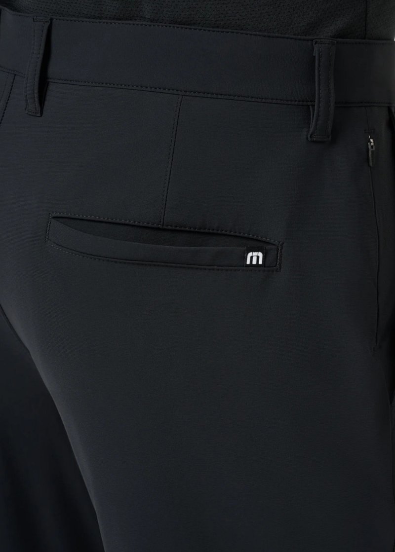 Travis Mathew Hero Hour Golf męskie spodnie, czarne