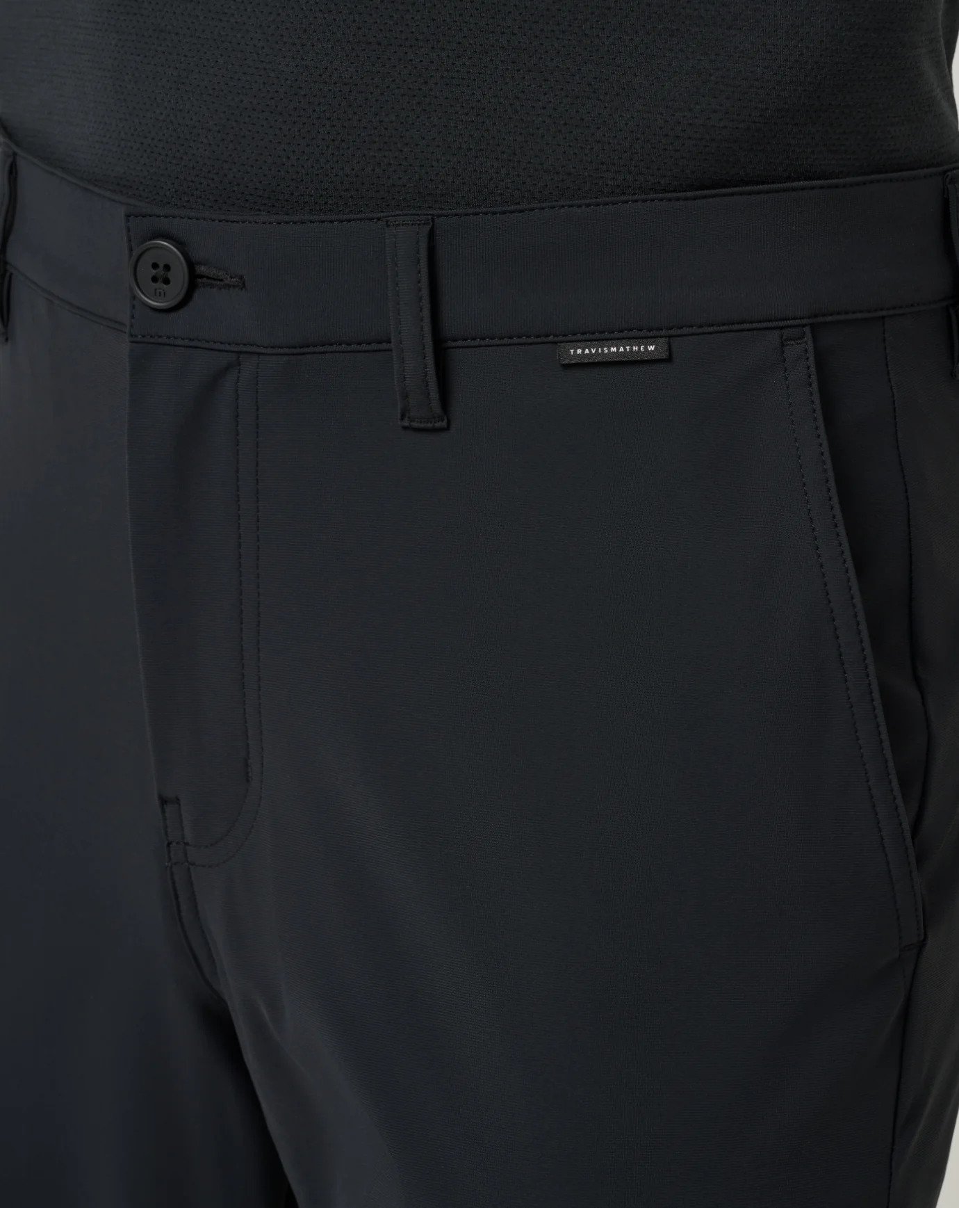 Travis Mathew Hero Hour Golf męskie spodnie, czarne