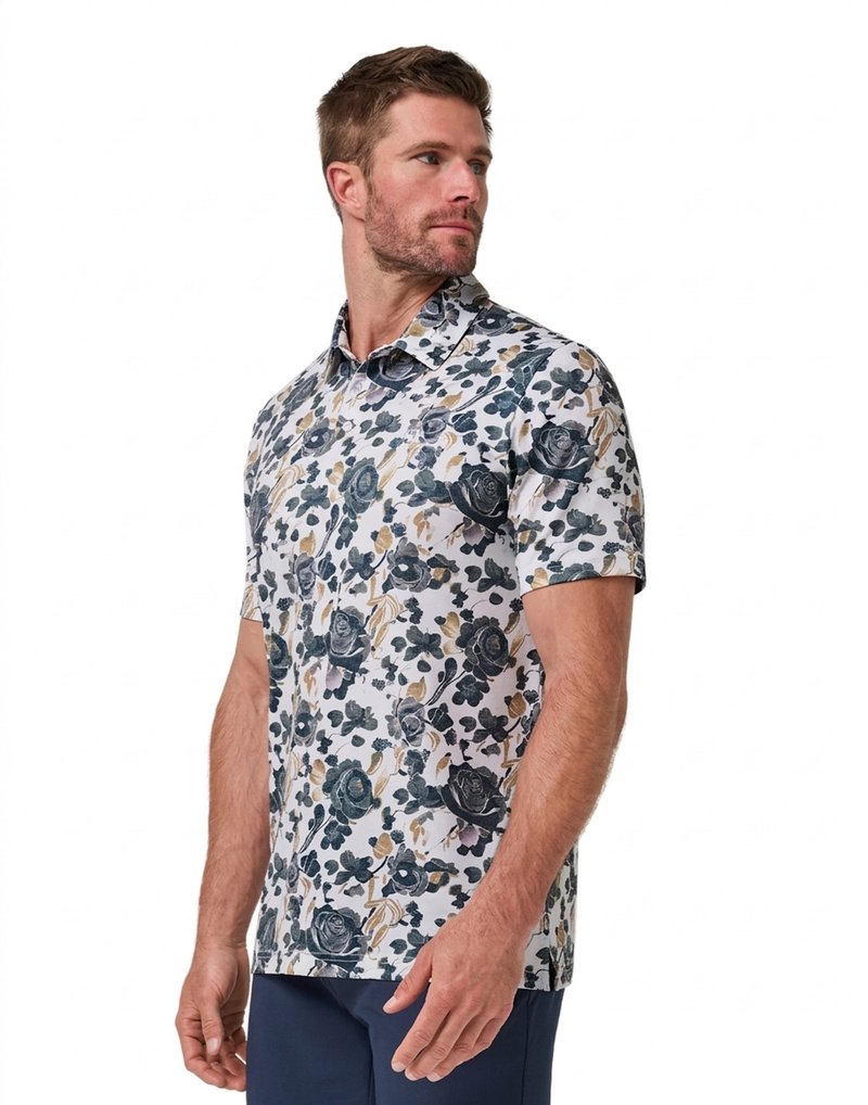Travis Mathew Featherweight Villa męskie polo, białe