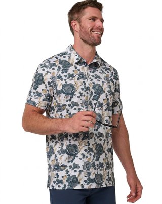 Travis Mathew Featherweight Villa męskie polo, białe