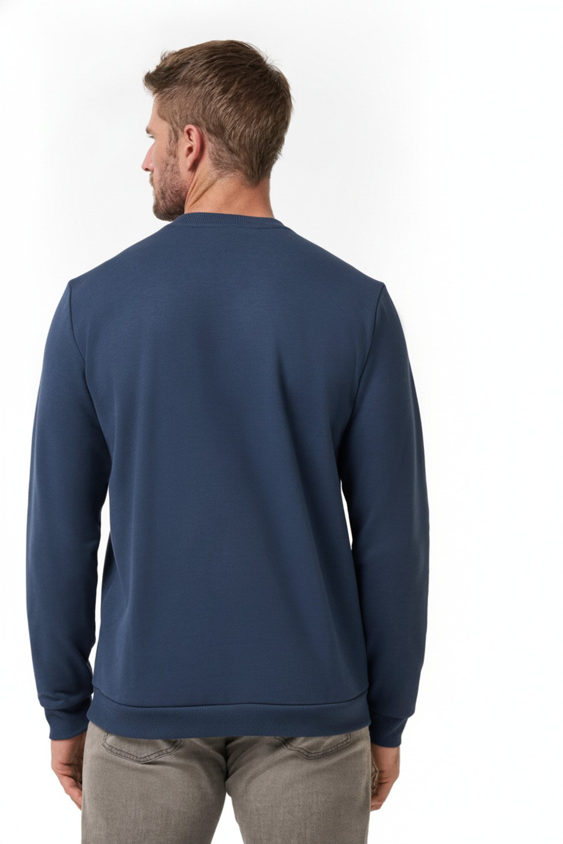 Travis Mathew TM Varsity Club Crew męska bluza, total eclipse