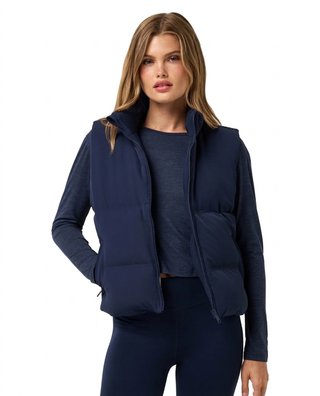 Travis Mathew Moontide Bonded 2.0 damska kamizelka, navy blazer