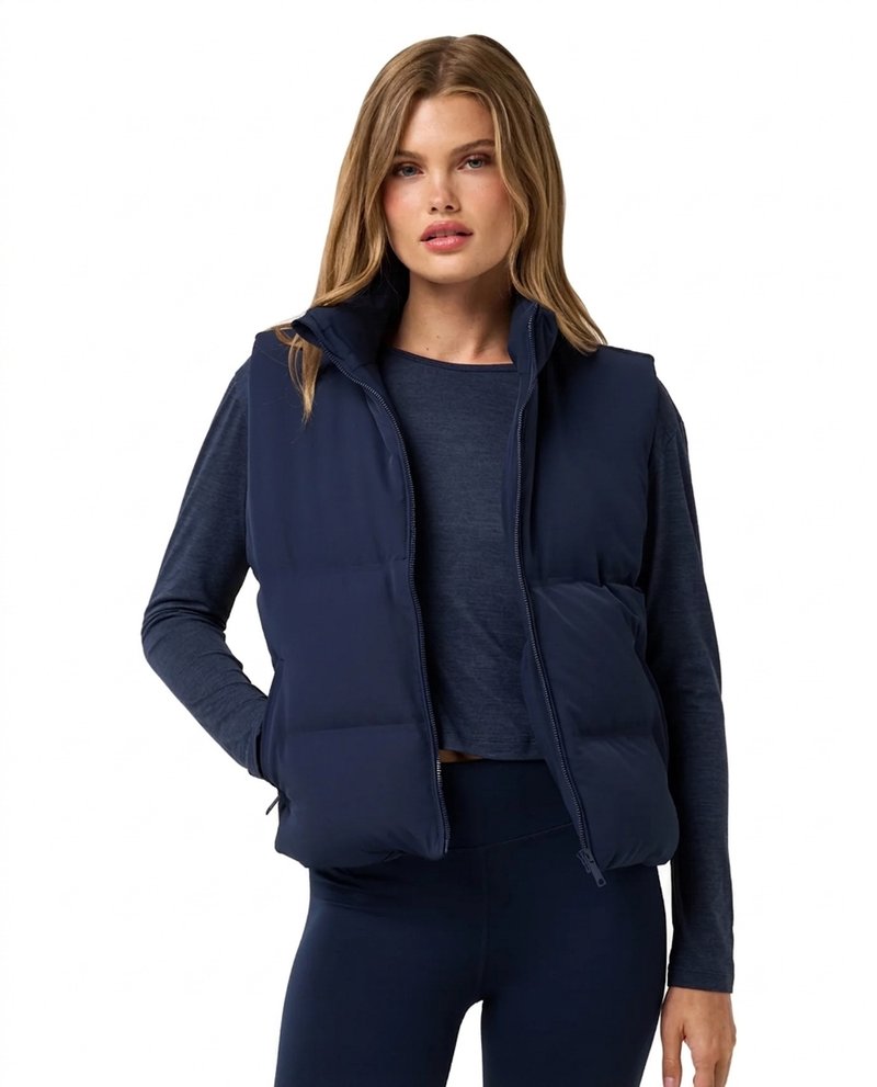 Travis Mathew Moontide Bonded 2.0 damska kamizelka, navy blazer