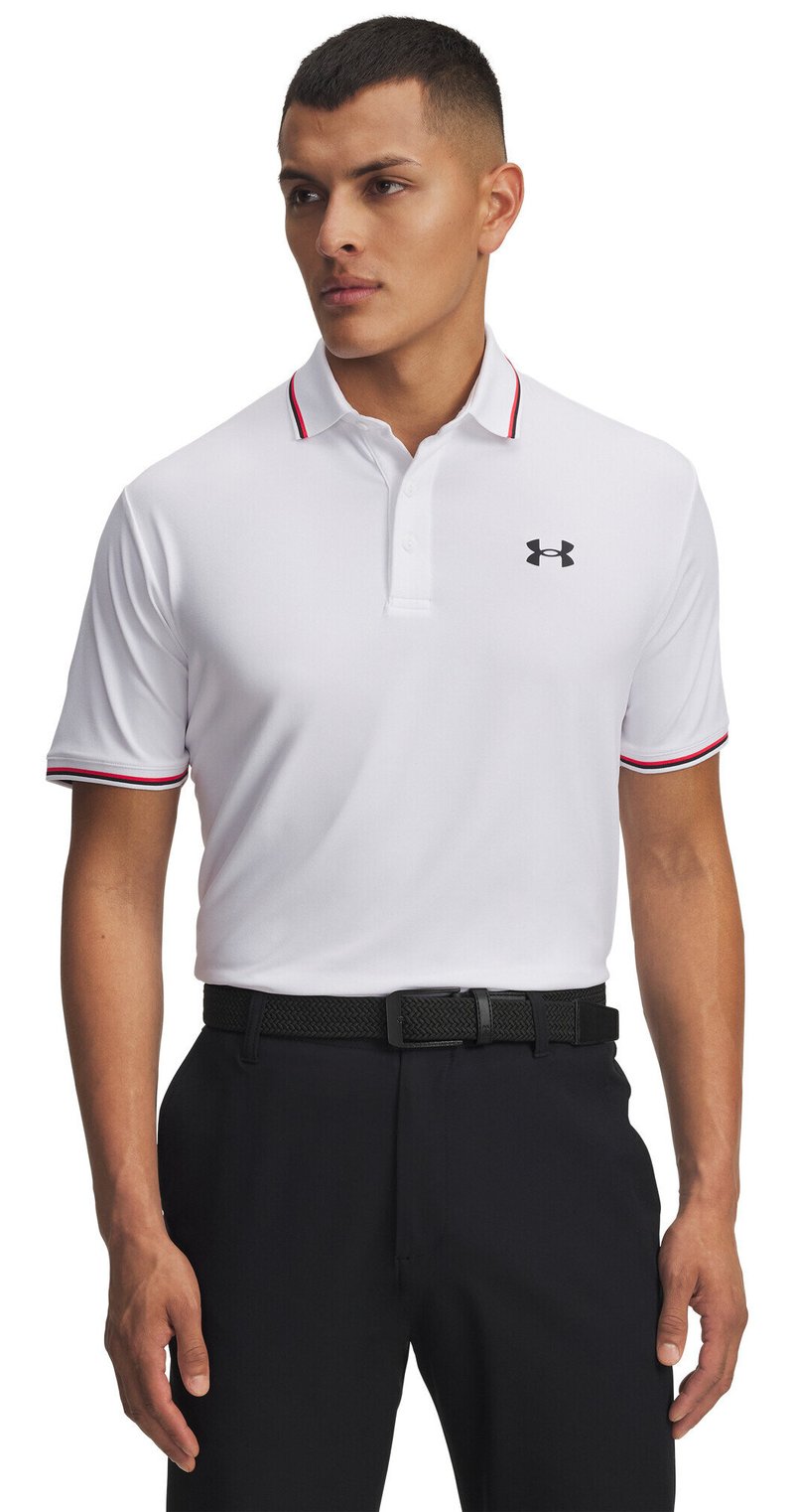 Under Armour Playoff 3.0 Rib męskie polo, białe