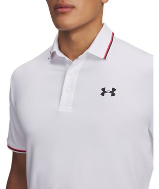 Under Armour Playoff 3.0 Rib męskie polo, białe