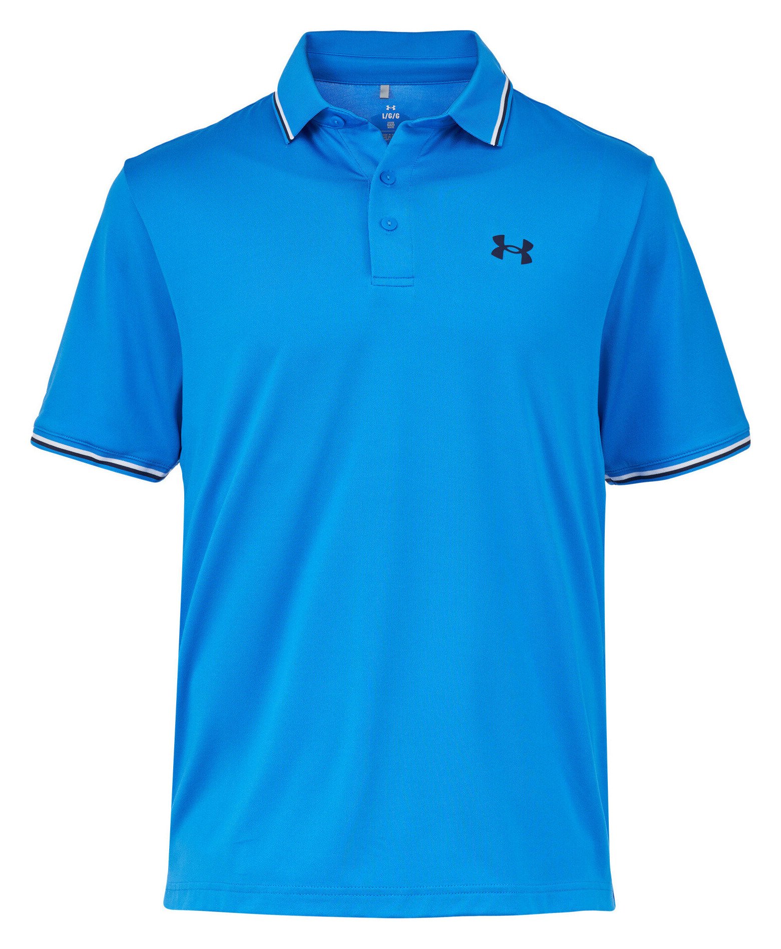 Under Armour Playoff 3.0 Rib męskie polo, blue atlantis