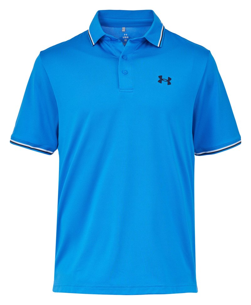 Under Armour Playoff 3.0 Rib męskie polo, blue atlantis