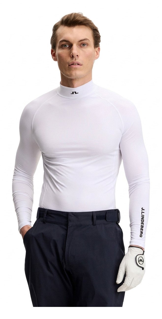 J.Lindeberg Ello Compression męski top, biały
