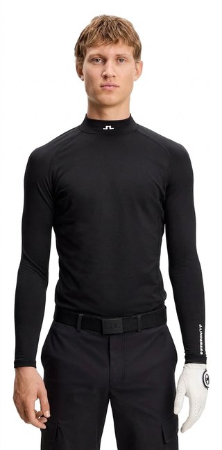 J.Lindeberg Ello Brushed męski top, czarny