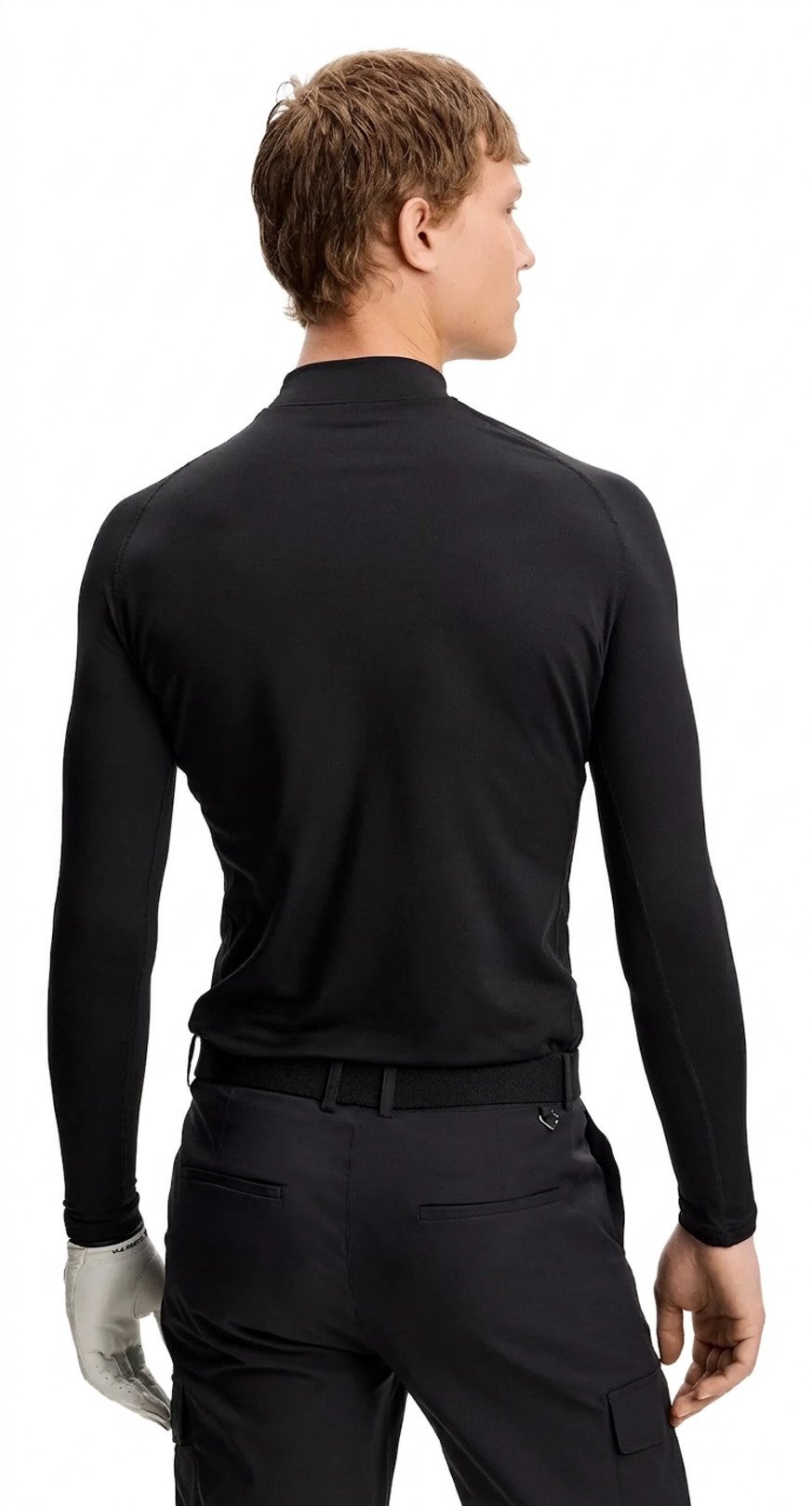 J.Lindeberg Ello Brushed męski top, czarny