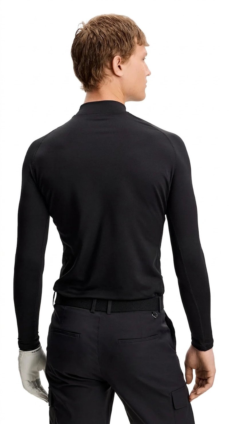 J.Lindeberg Ello Brushed męski top, czarny