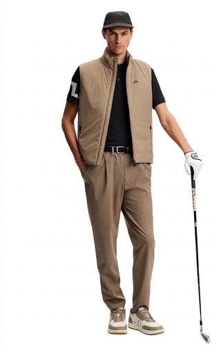 J.Lindeberg Heath męskie polo, czarne