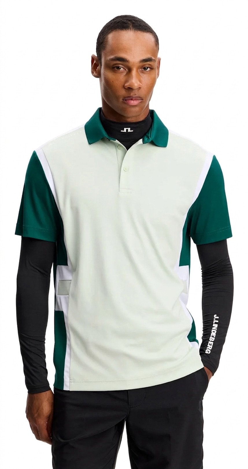 J.Lindeberg Finn męskie polo, forest biome