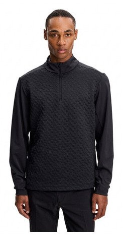 J.Lindeberg Lassy Quarter Zip Mid męska warstwa, czarna