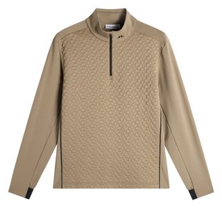 J.Lindeberg Lassy Quarter Zip Mid męska warstwa, brindle