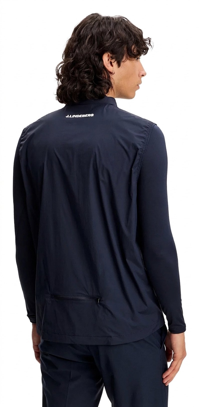 J.Lindeberg Tour Tech Packable męska kamizelka, JLNavy