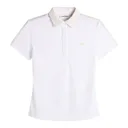 J.Lindeberg Cara Print damskie polo, białe