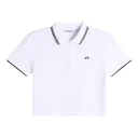 J.Lindeberg Claris damskie polo, białe