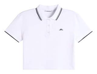 J.Lindeberg Claris damskie polo, białe