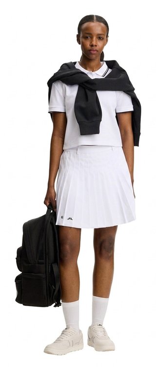 J.Lindeberg Claris damskie polo, białe