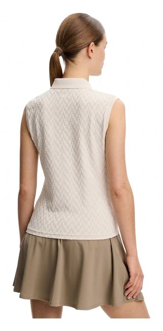 J.Lindeberg Dani sleeveless damskie polo, moonbeam