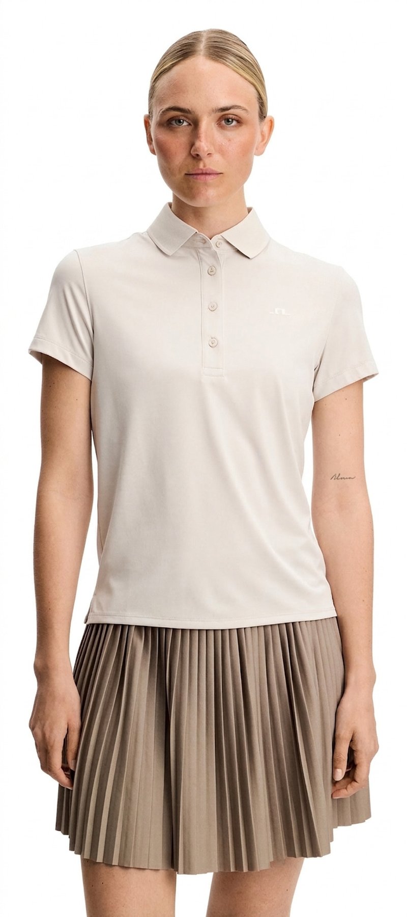 J.Lindeberg Bridge damskie polo, moonbeam