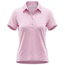 J.Lindeberg Caitlyn damskie polo, bias bridge micro orchid white