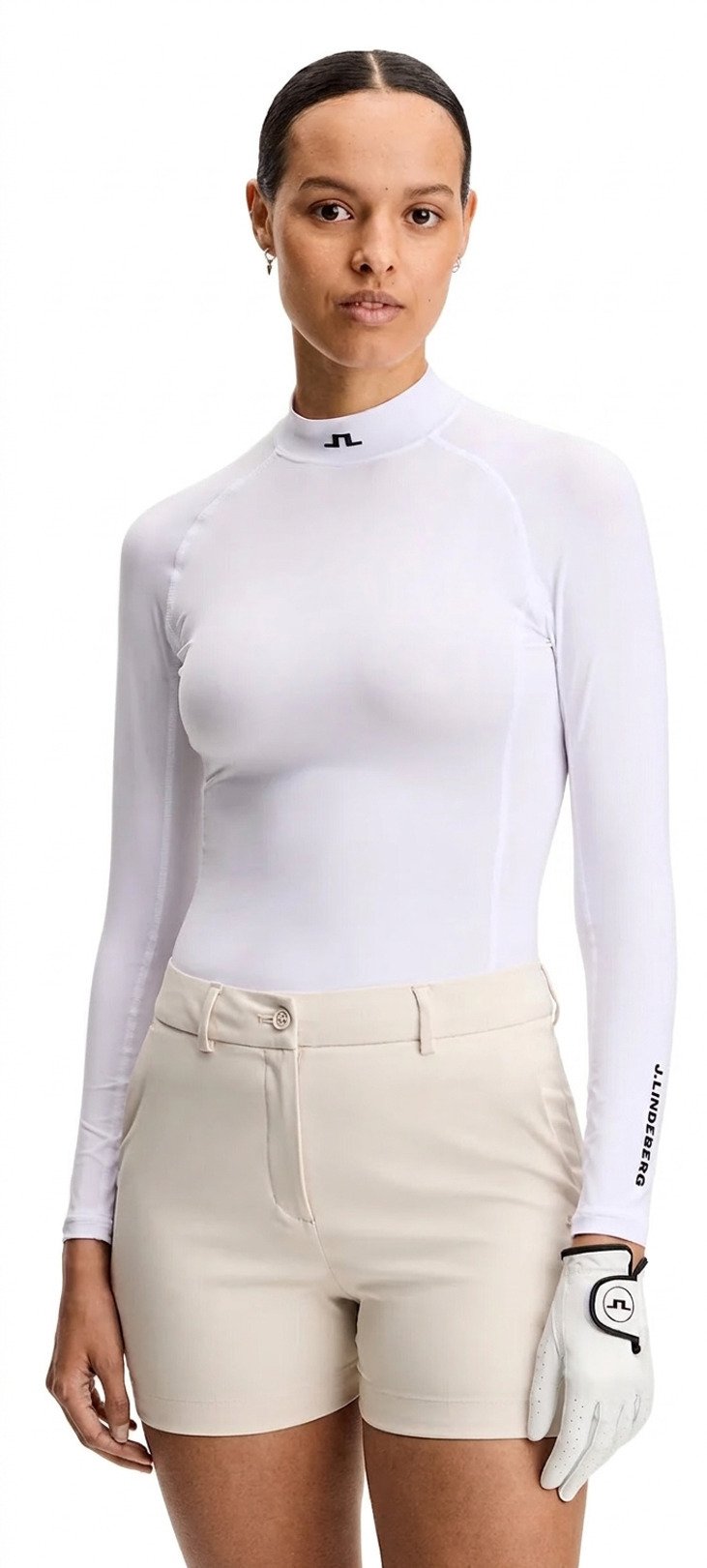 J.Lindeberg Ella Compression damski top, biały