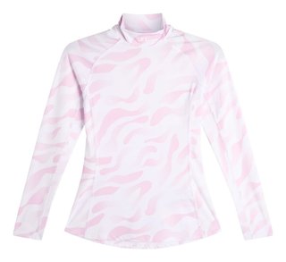 J.Lindeberg Ella Print Compression damski top, bunker fade white orchid