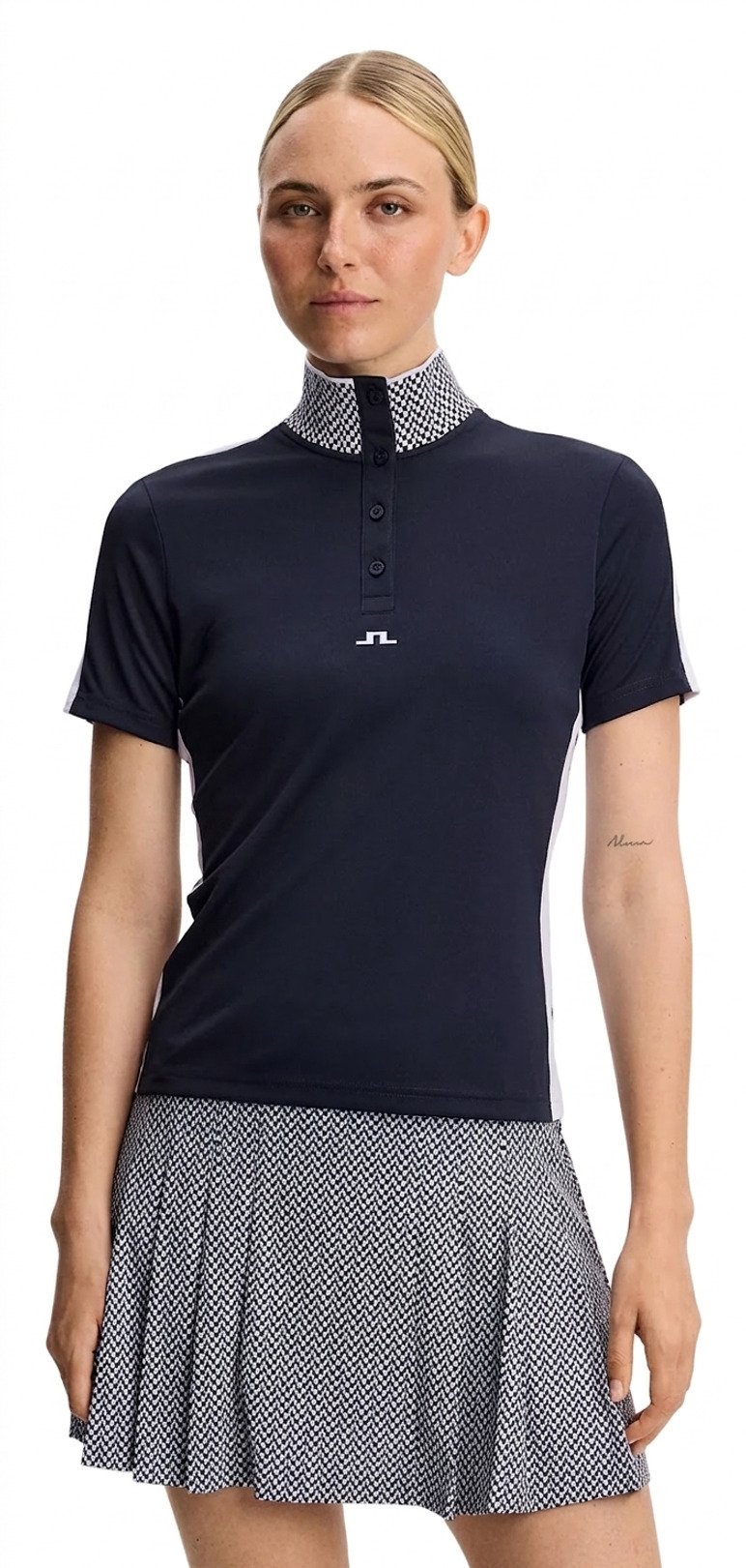 J.Lindeberg Pip damskie polo, JLNavy