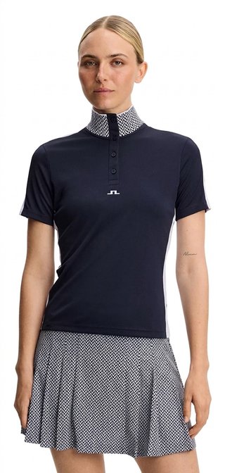 J.Lindeberg Pip damskie polo, JLNavy