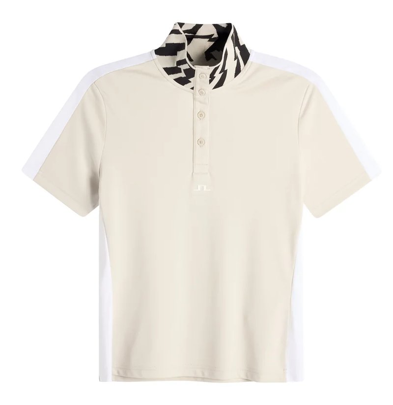 J.Lindeberg Pip damskie polo, moonbeam